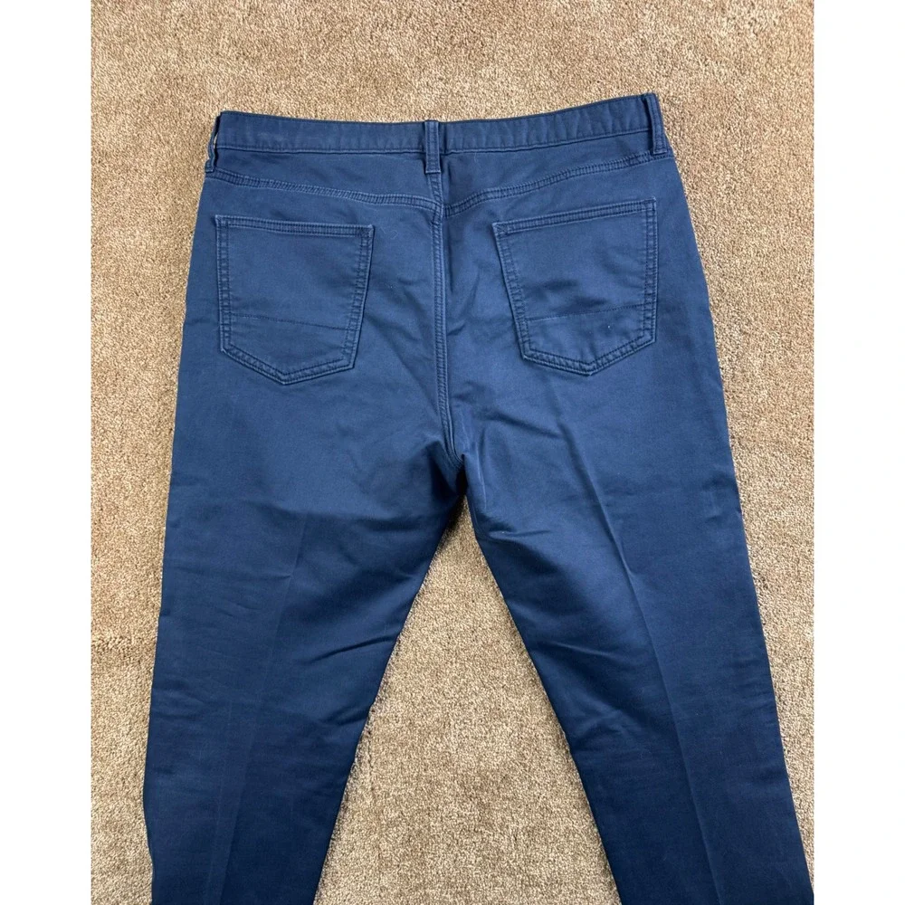 Banana Republic Travel Jean Lot Mens 34x32 Athletic Slim Fit Navy Green Gray 3pk